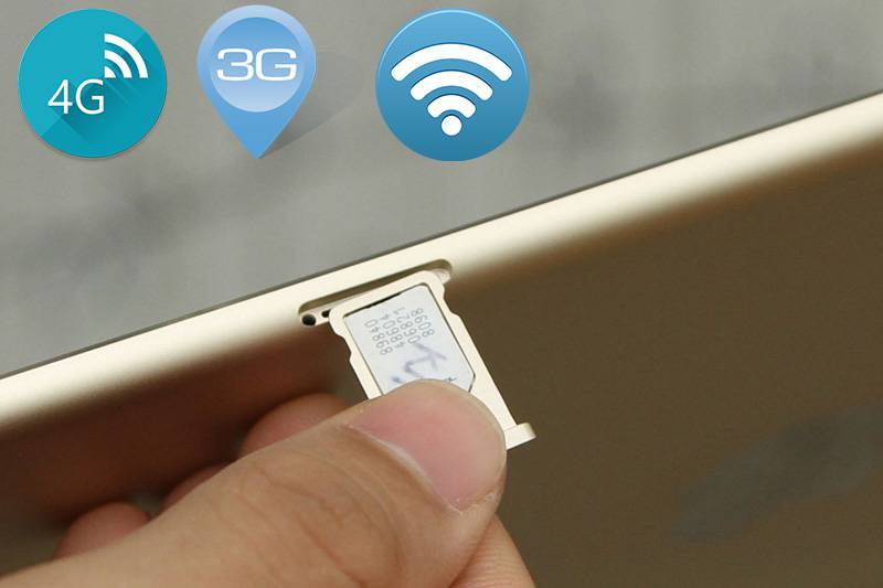 Khe cắm sim 4G trên iPad Air 2 cũ giá rẻ tại Siêu Bán Rẻ