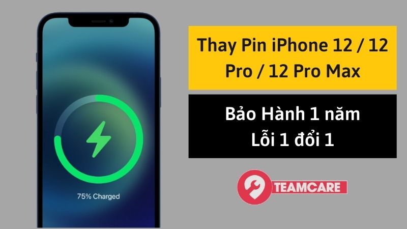 thay pin iphone 12 chính hãng